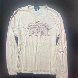 Lauren Ralph Lauren Cream Long Sleeve Shirt